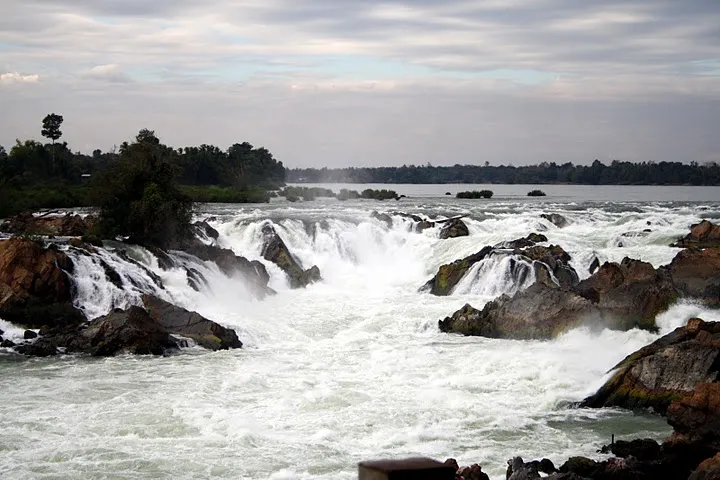 Wasserfälle von Li Phi (Somphamit) auf Don Khon